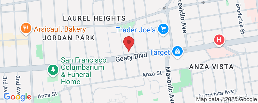 2940 Geary Blvd, San Francisco, CA 94118, USA
