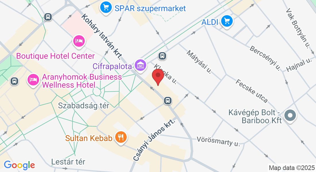 Kecskemét, Csányi János krt. 12-1/100-103, 6000 Magyarország