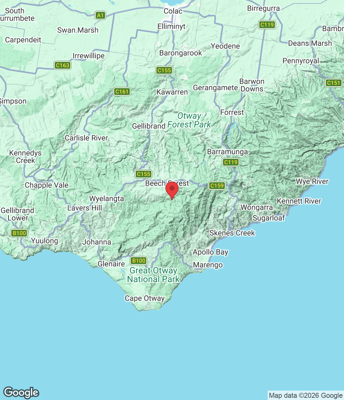 Otway Ranges, Beech Forest VIC 3237, Australia