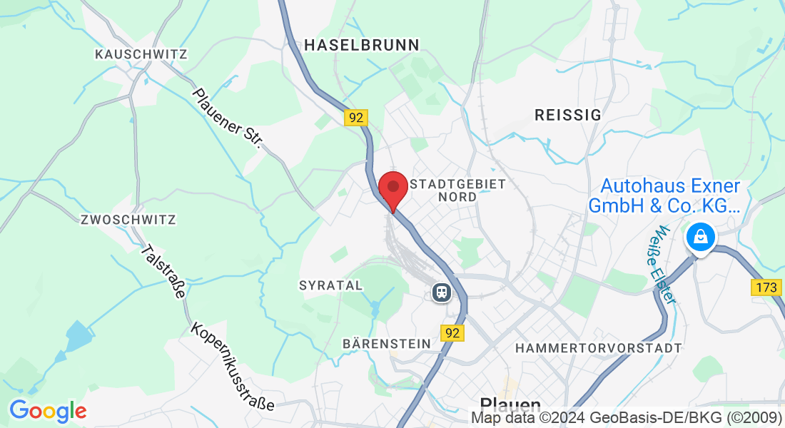 Pausaer Str. 115, 08525 Plauen, Deutschland