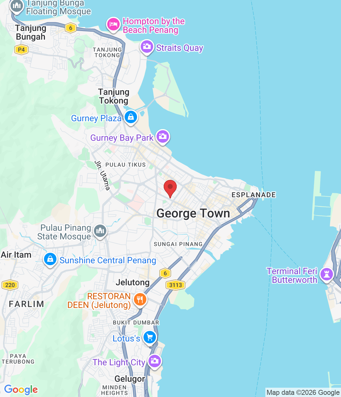 Jln Macalister, 10400 George Town, Pulau Pinang, Malaysia