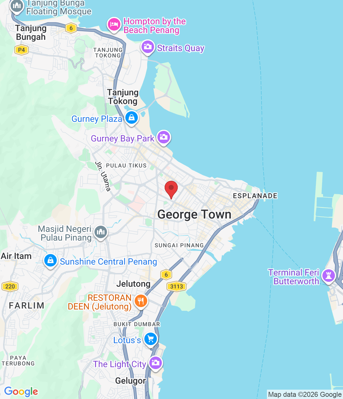 Jln Macalister, 10400 George Town, Pulau Pinang, Malaysia