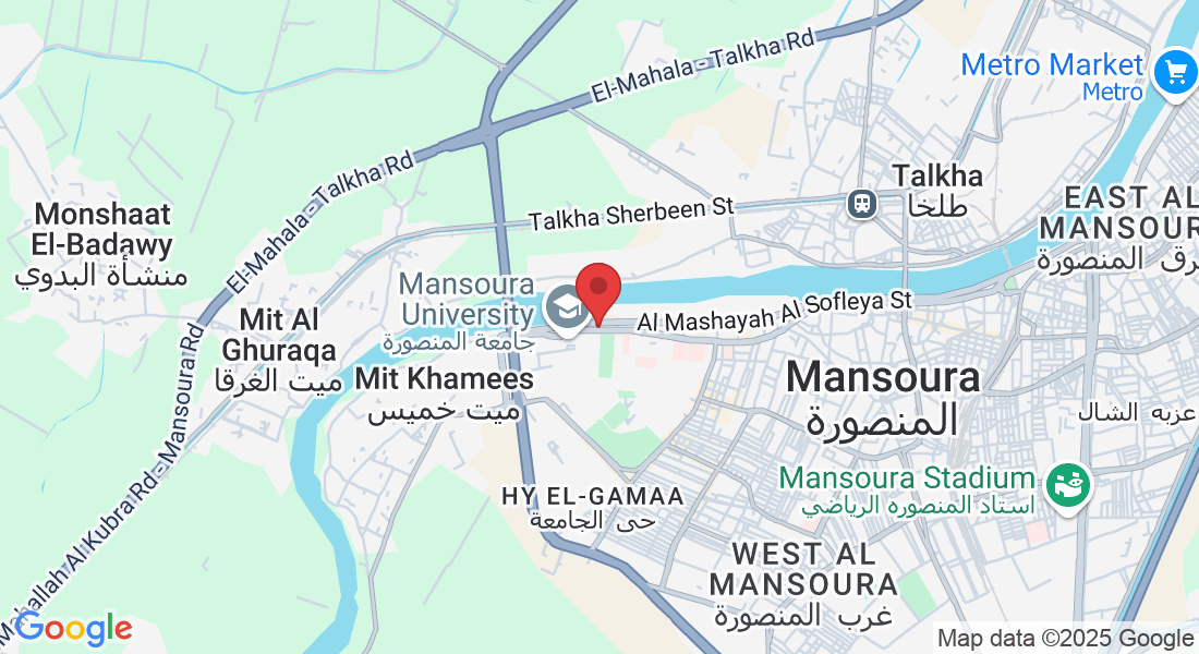 شارع الجمهورية،، Mansoura Qism 2, ، المنصورة،، Dakahlia Governorate 7650040, Egypt