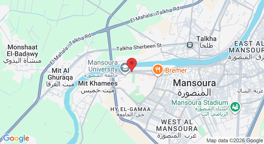 شارع الجمهورية،، Mansoura Qism 2, ، المنصورة،، Dakahlia Governorate 7650040, Egypt