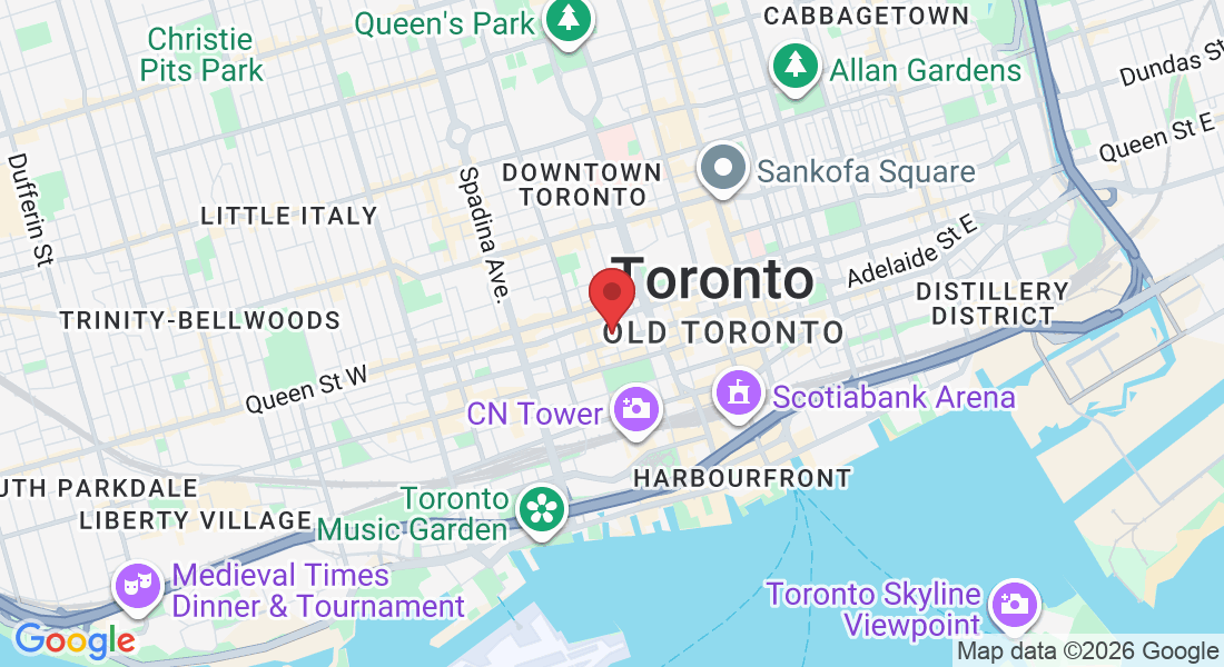 250 Adelaide St W Second Floor, Toronto, ON M5H 1X6, Canada