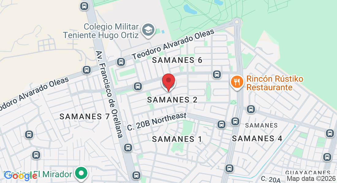 Samanes 2 Ciudadela Samanes Etapa II Mz 211 Solar 03, 090101 Guayaquil, Ecuador