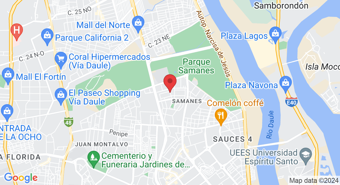 Samanes 2 Ciudadela Samanes Etapa II Mz 211 Solar 03, Guayaquil 090101, Ecuador