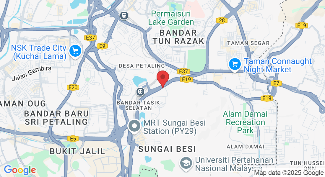 22, Jln Lingkaran Tengah 2, Bandar Tasek Selatan, 56000 Kuala Lumpur, Wilayah Persekutuan Kuala Lumpur, Malaysia