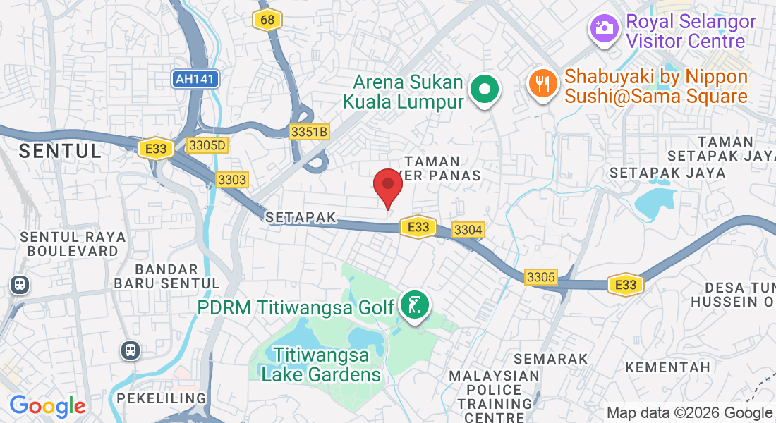 3, Jln Tiara Titiwangsa, Titiwangsa, 53200 Kuala Lumpur, Wilayah Persekutuan Kuala Lumpur, Malaysia