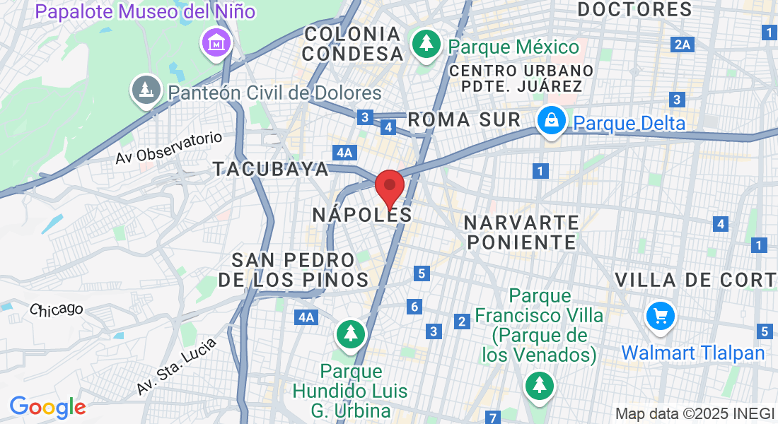 Montecito 38, Nápoles, Benito Juárez, 03810 Ciudad de México, CDMX, México