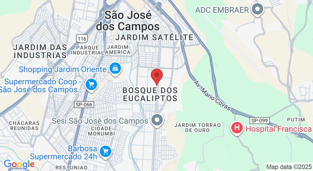 Av. Andrômeda, 3120 - Bosque dos Eucaliptos, São José dos Campos - SP, 12233-001, Brasil
