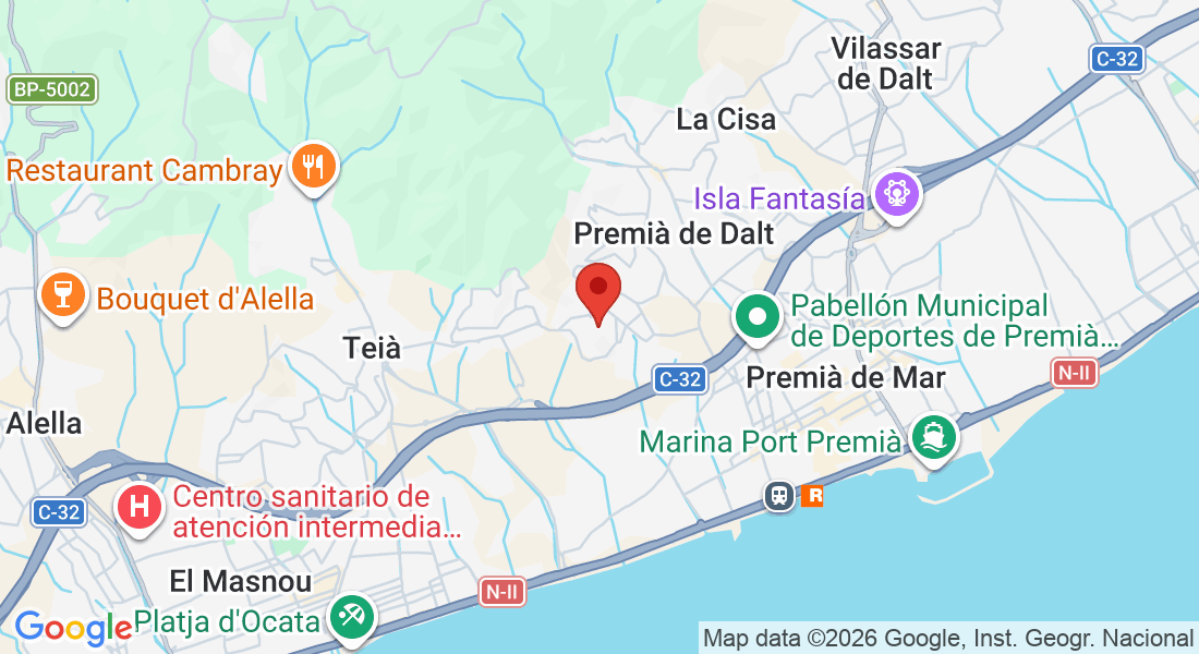 F8XQ+2VM, 08338 Premià de Dalt, Barcelona, España