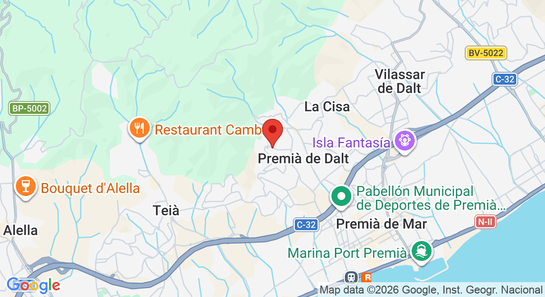 G83R+Q3Q, 08338 Premià de Dalt, Barcelona, España