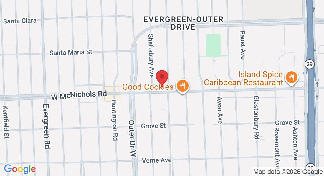 19122 W McNichols Rd, Detroit, MI 48219, USA