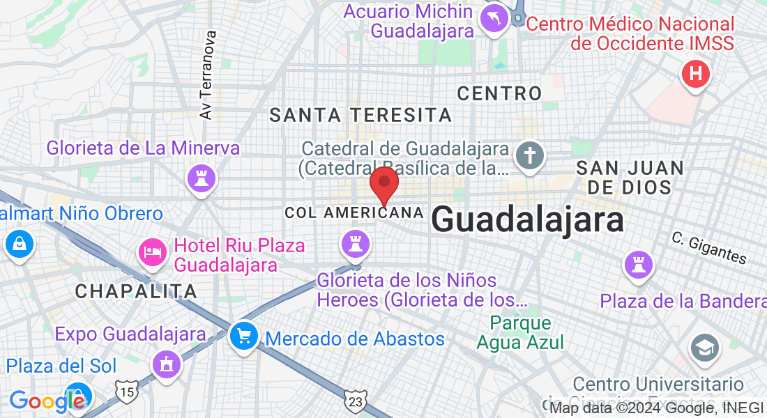C. Moscú 44, Col Americana, Americana, 44160 Guadalajara, Jal., México