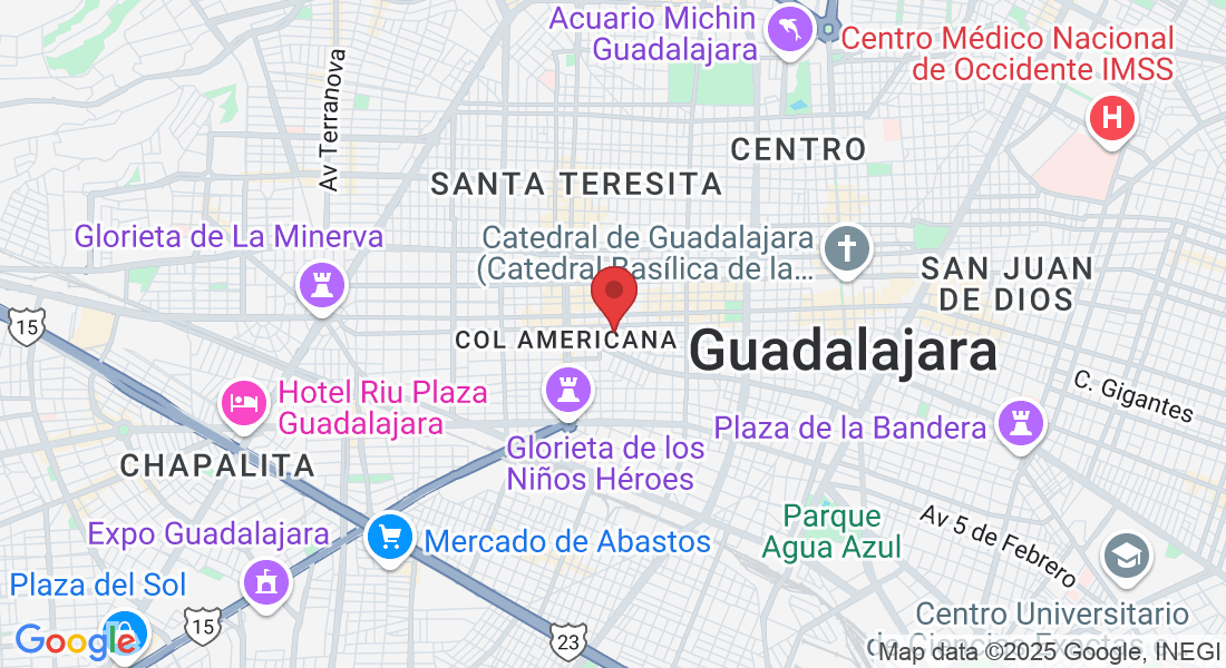 C. Moscú 44, Col Americana, Americana, 44160 Guadalajara, Jal., México
