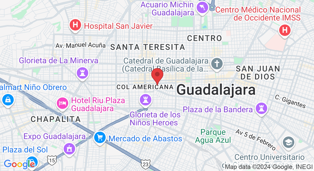C. Moscú 44, Col Americana, Americana, 44160 Guadalajara, Jal., México