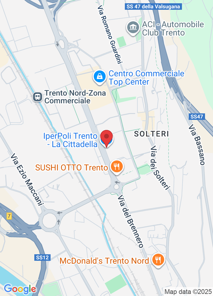 Via del Brennero, 272, 38122 Trento TN, Italy