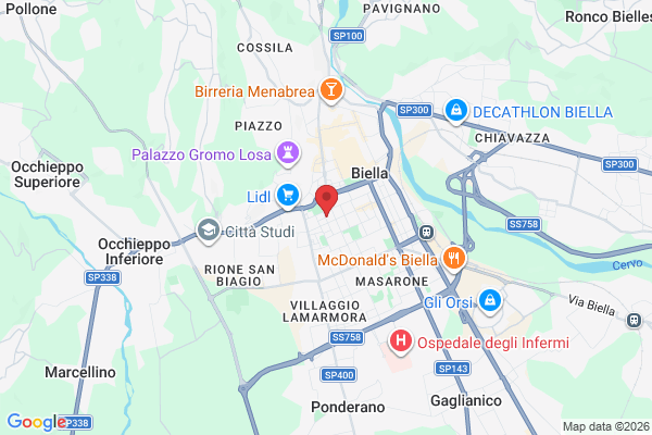 Corso Risorgimento, 13, 13900 Biella BI, Italy