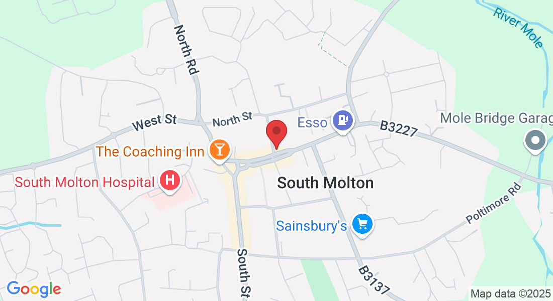 1 East St, South Molton EX36 3BU, UK