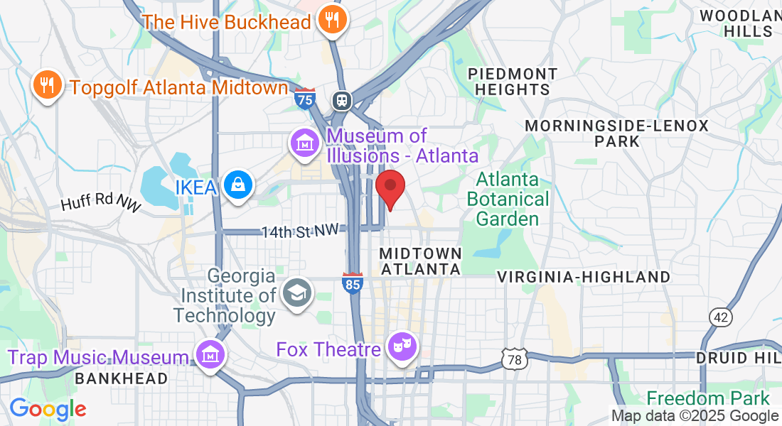 1230 W Peachtree St NE suite 1900, Atlanta, GA 30309, USA