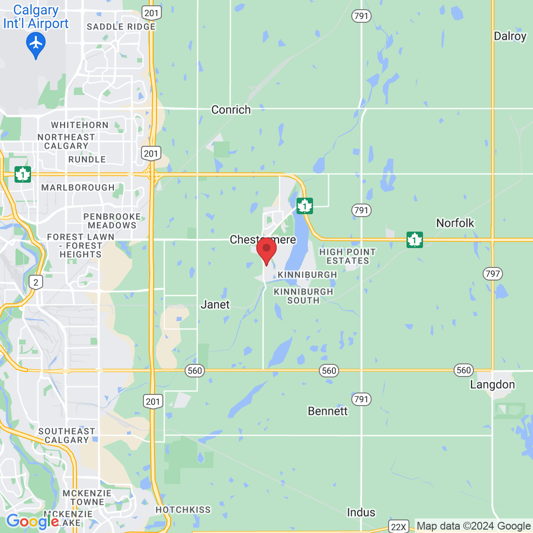 100 Rainbow Rd #106, Chestermere, AB T1X 0V2, Canada