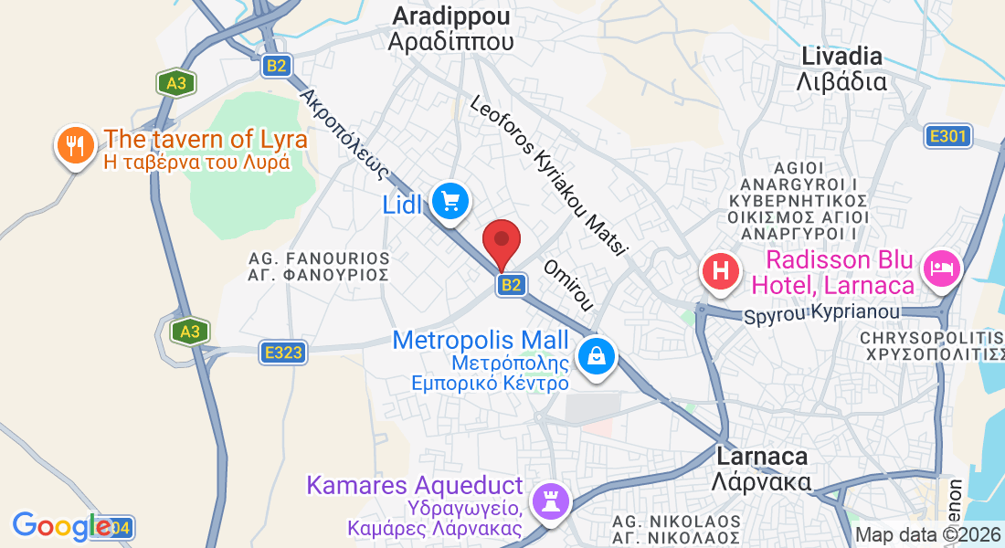 B2 49, Aradippou 7102, Cyprus