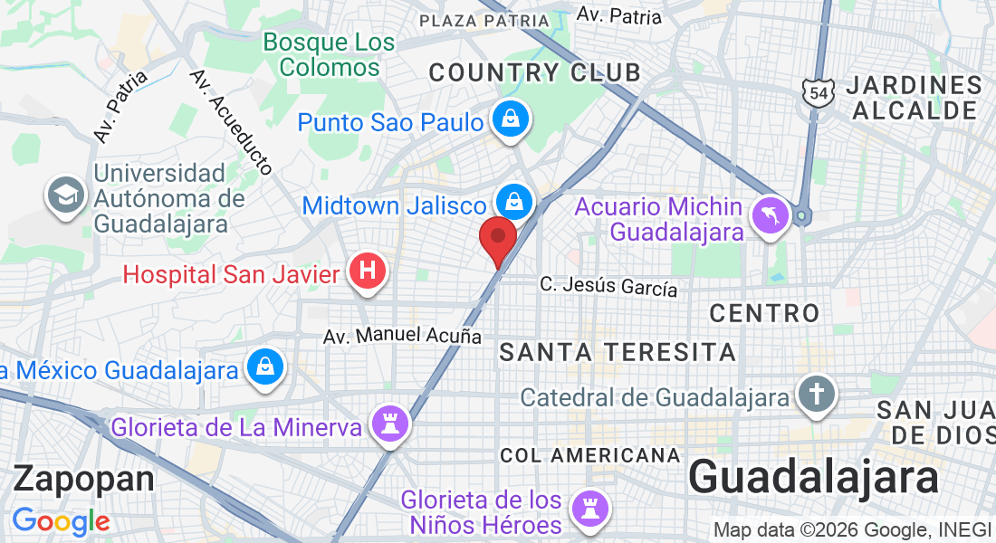 Av Adolfo López Mateos Nte 885, Italia Providencia, 44648 Guadalajara, Jal., México