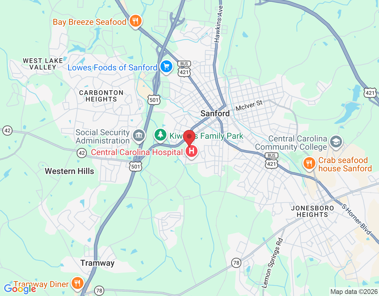 1013 Carthage St, Sanford, NC 27330, USA