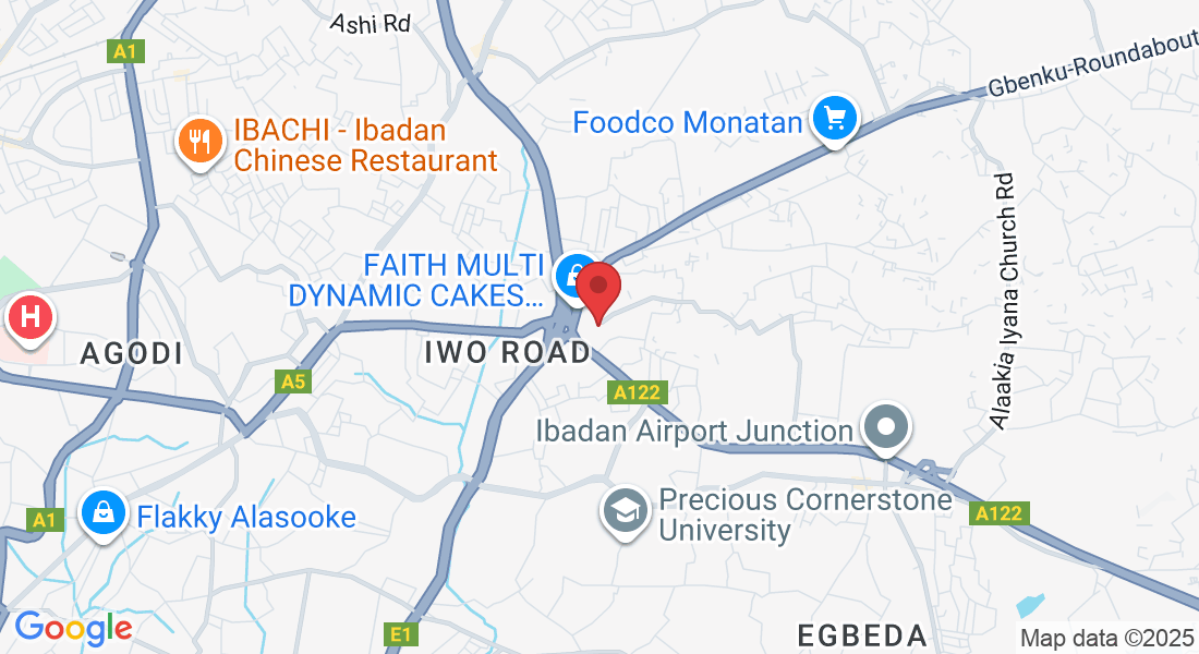 P.M.B, 20 Iwo Rd, Iwo Road, Ibadan 200132, Oyo, Nigeria