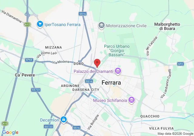 Via Mura di Porta Po, 13, 44122 Ferrara FE, Italia