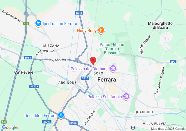 Via Mura di Porta Po, 13, 44122 Ferrara FE, Italia