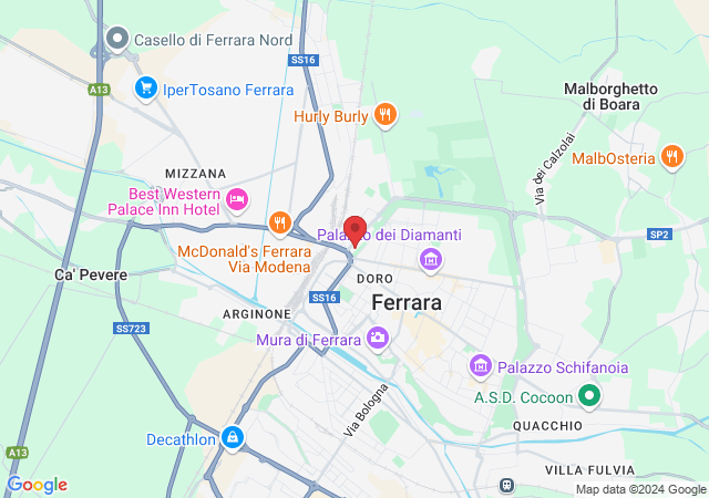 Via Mura di Porta Po, 13, 44122 Ferrara FE, Italia