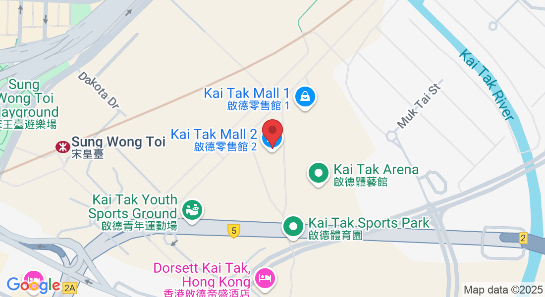 4/F, Kai Tak Retail Mall 2, Sports Park, 38 Shing Kai Rd, Kai Tak, Hong Kong