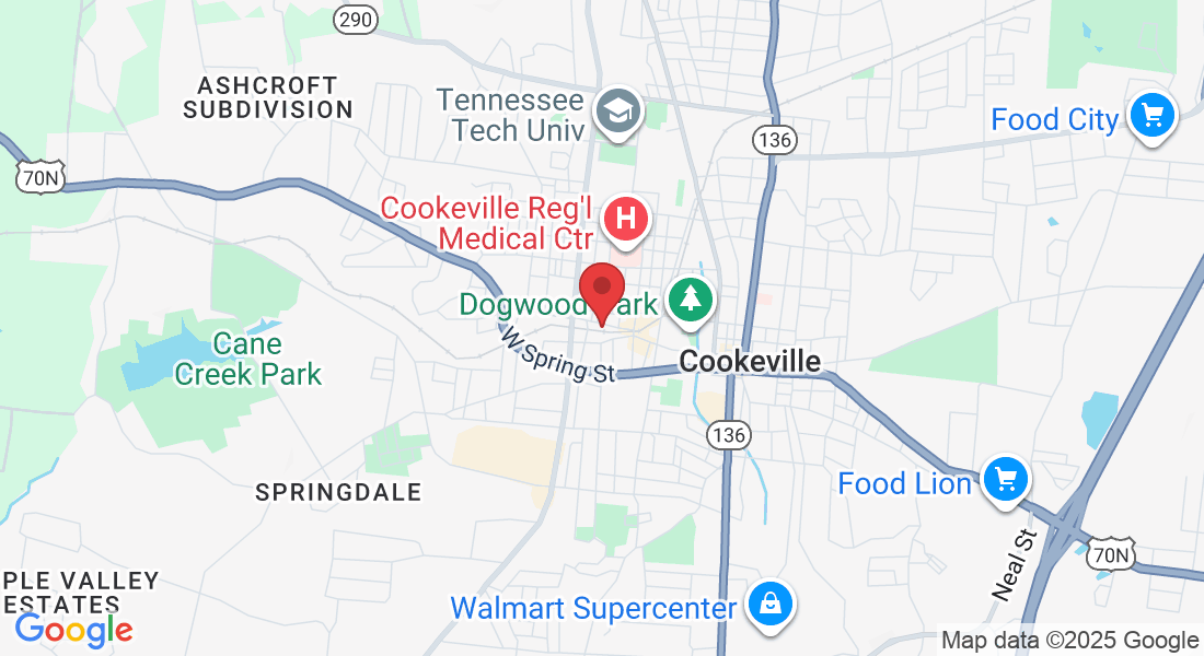 172 W Broad St, Cookeville, TN 38501, USA