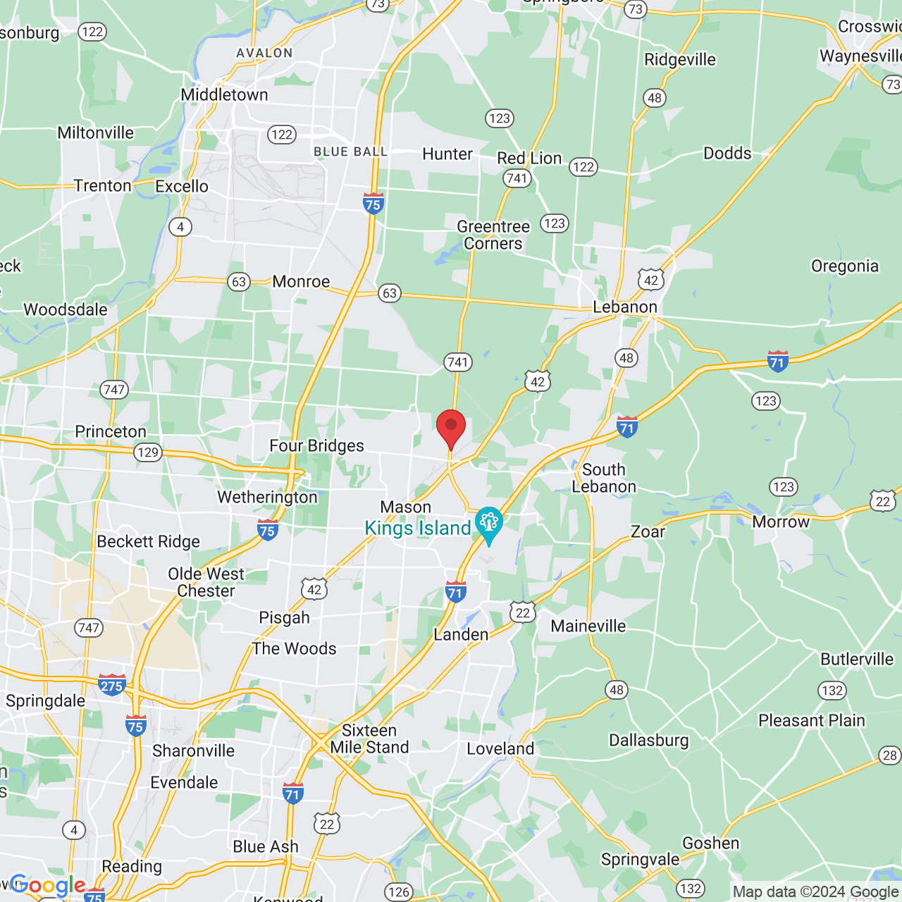 OH-741, Mason, OH, USA