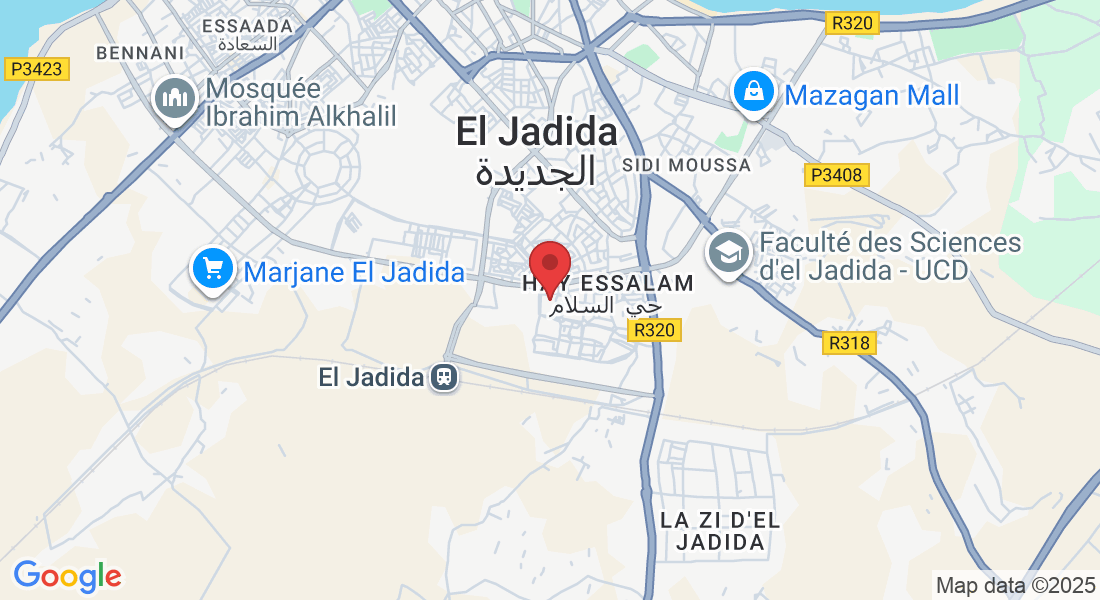 382, 6GC2+JWG, El Jadida, Maroc
