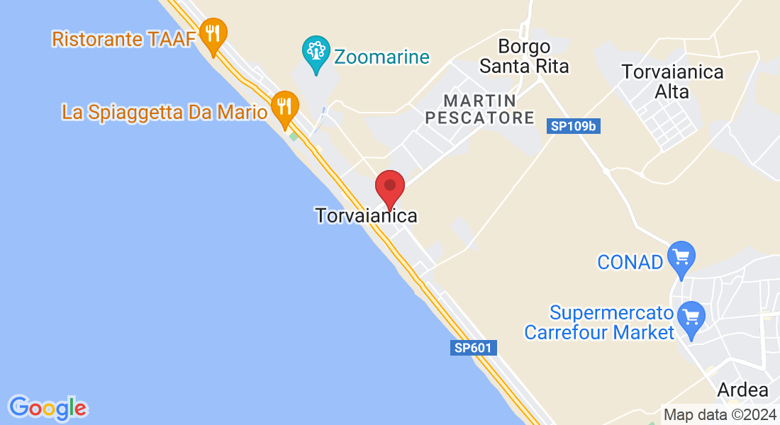 Via C. A. dalla Chiesa, 26, 00071 Torvaianica RM, Italia