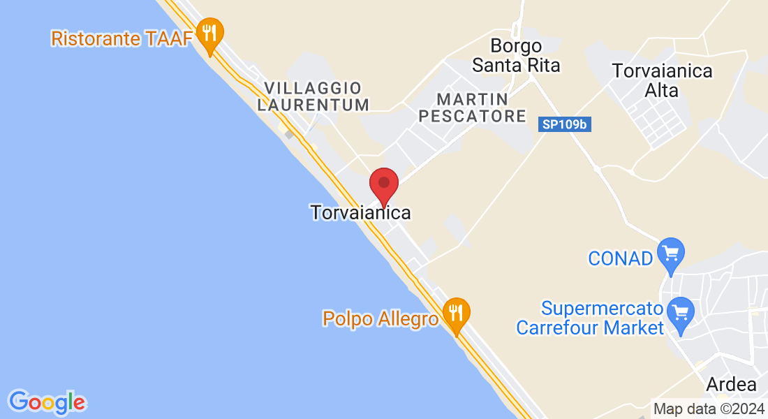 Via C. A. dalla Chiesa, 26, 00071 Torvaianica RM, Italia
