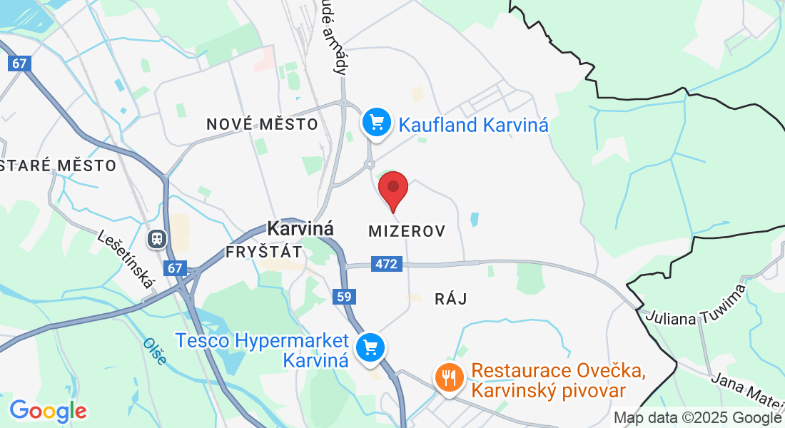 tř. Těreškovové, 734 01 Karviná 4, Česko