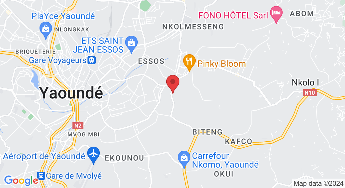 Rte d'Emombo, VG6X+H6F, Yaoundé, Cameroun