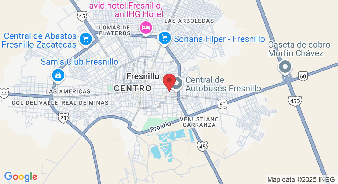 C. Duranguito 316, Centro, 99000 Fresnillo, Zac., México