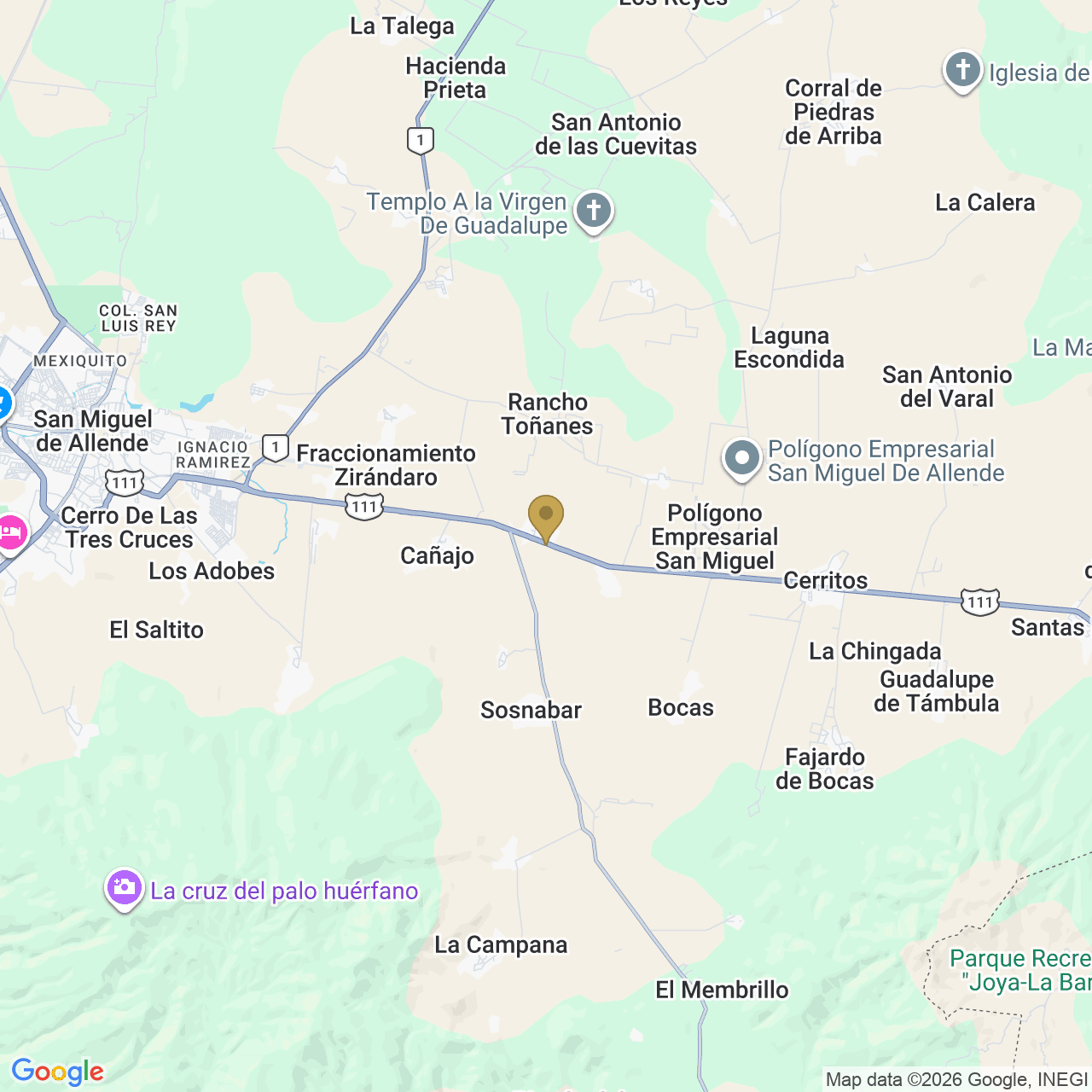 Corralejo, La Santa Vid Carretera San Miguel - Queretaro, KM 9.5, 37700 San Miguel de Allende, Gto., México