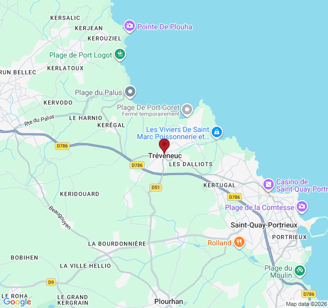 5 Pl. du Bourg, 22410 Tréveneuc, France