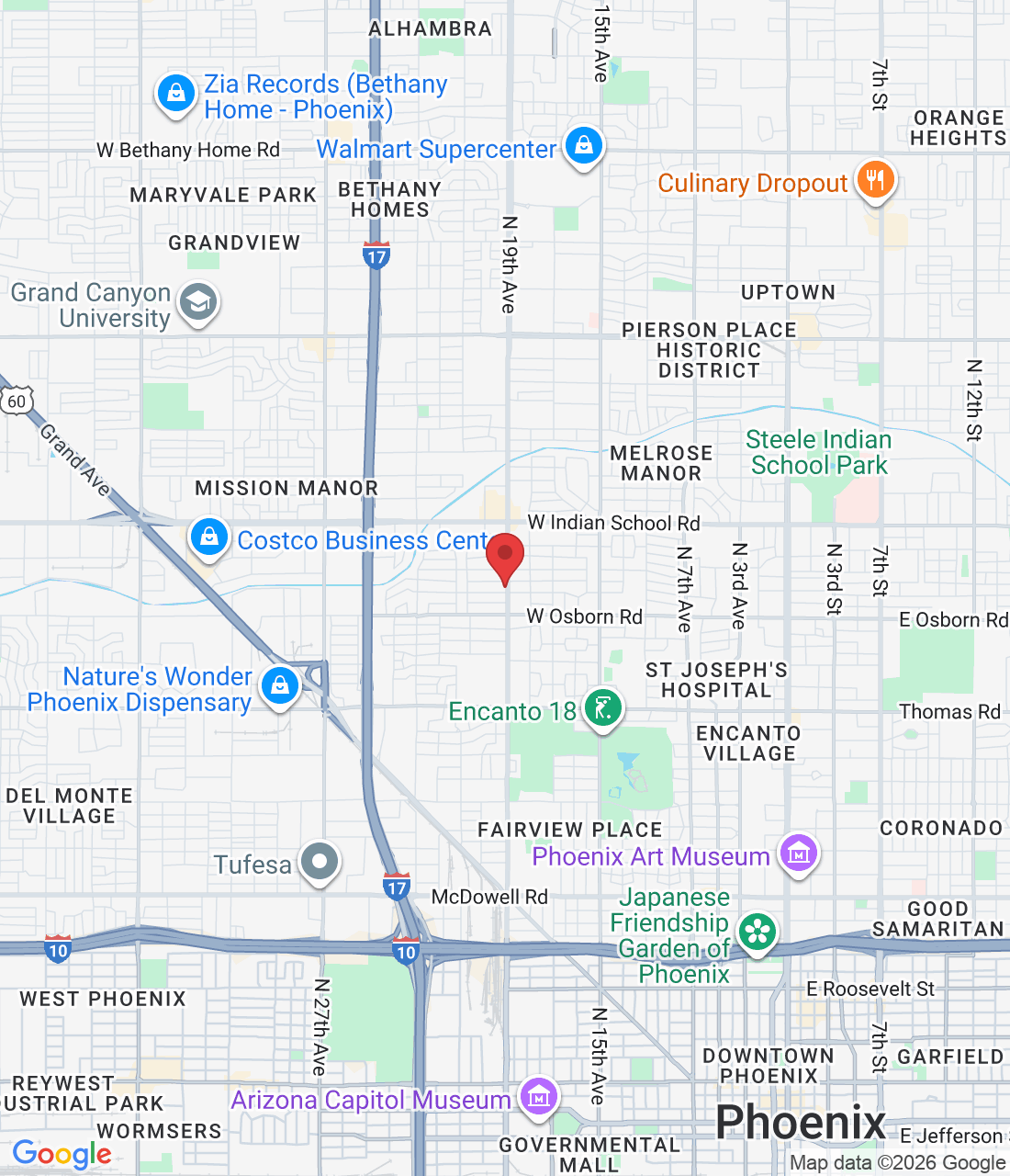3600 N 19th Ave, Phoenix, AZ 85015, USA