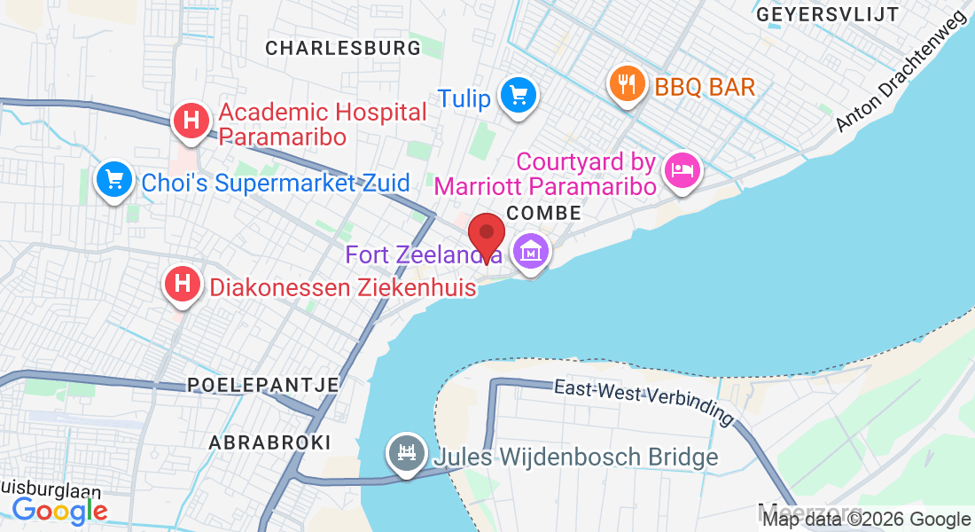 Kromme Elleboog Straat, Paramaribo, Suriname