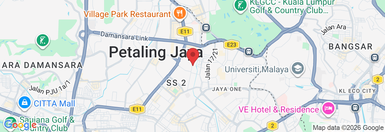 Jalan SS 2/72, SS 2, 47300 Petaling Jaya, Selangor, Malaysia