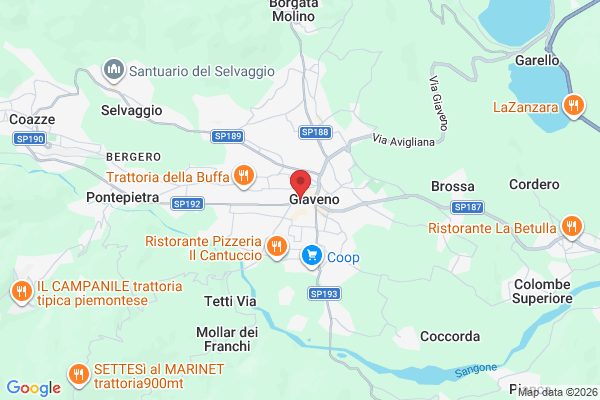 Via Coazze, 10, 10094 Giaveno TO, Italy