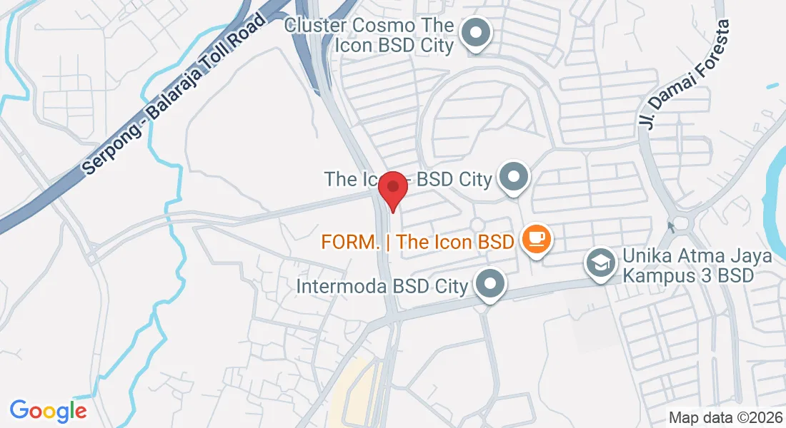 Iconix Studio Loft, Jl. BSD Raya Utama No.B05, Sampora, Kec. Cisauk, Kabupaten Tangerang, Banten 15345, Indonesia