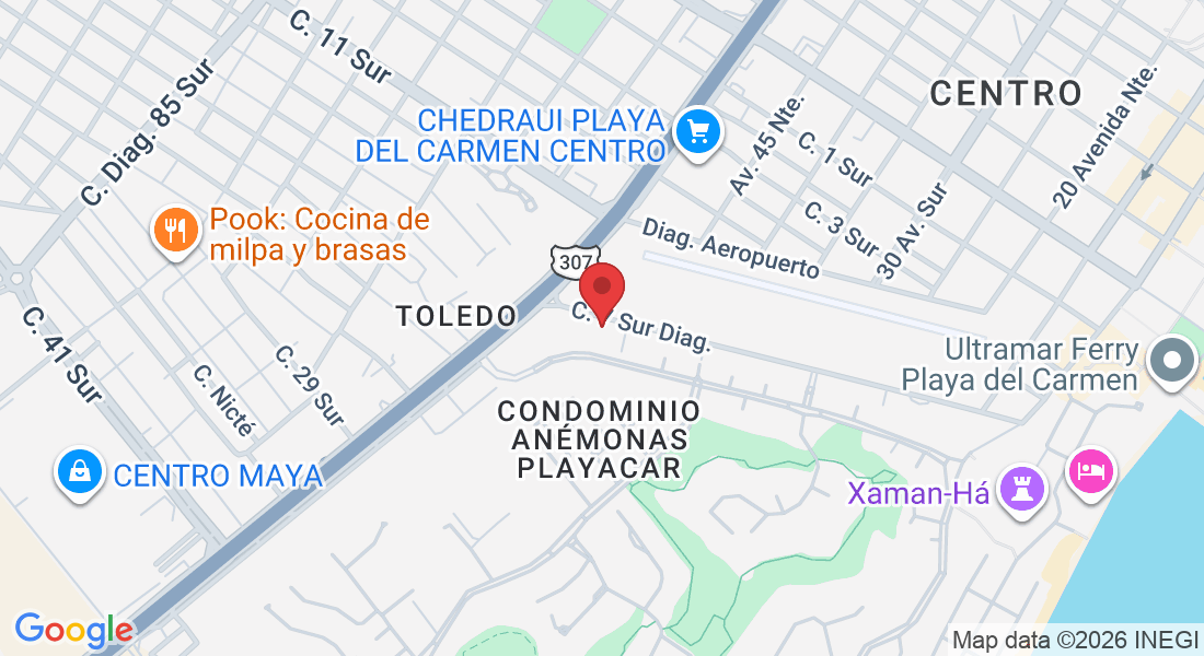 Lote 5, Manzana 29 Fraccionamiento, Manzana 29, Playacar, 77710 Playa del Carmen, Q.R., México